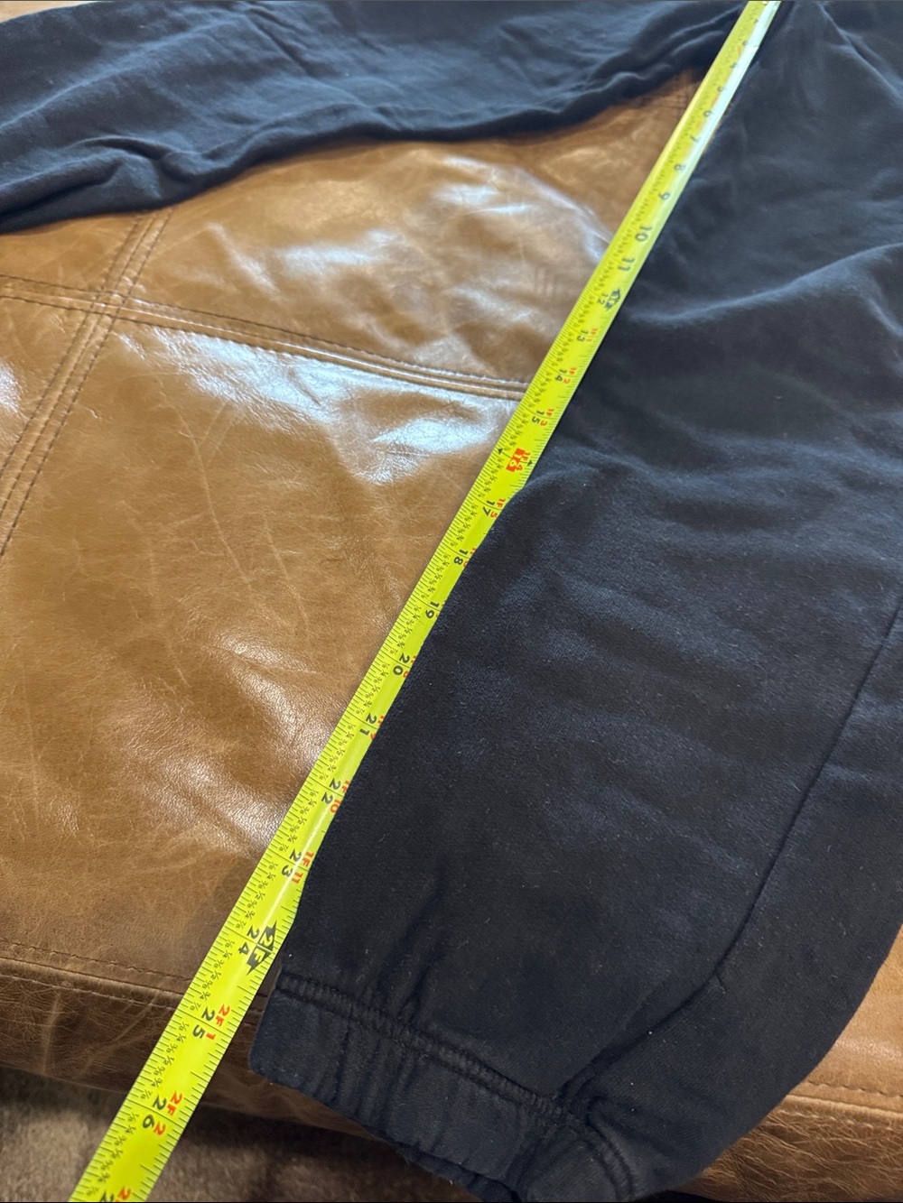 MATE the Label Organic Fleece Relaxed Joggers - Jet Black - Small - Picture 5 of 9